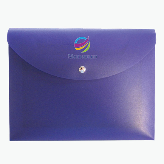 2 Document Case with Magnetic Closure - Multi-Color Imprint
