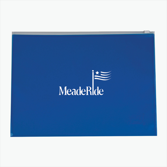 Large Zippered Envelope - One-Color Imprint
