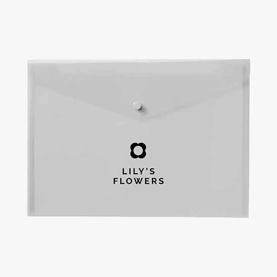 Translucent Snap Portfolio - One-Color Imprint