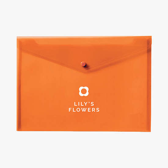 Translucent Snap Portfolio - One-Color Imprint