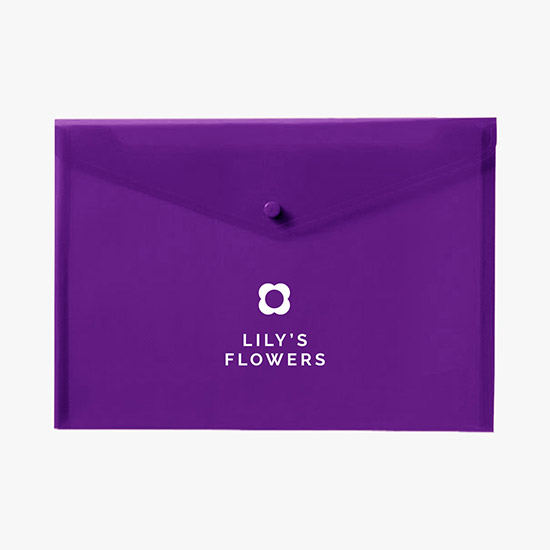 Translucent Snap Portfolio - One-Color Imprint
