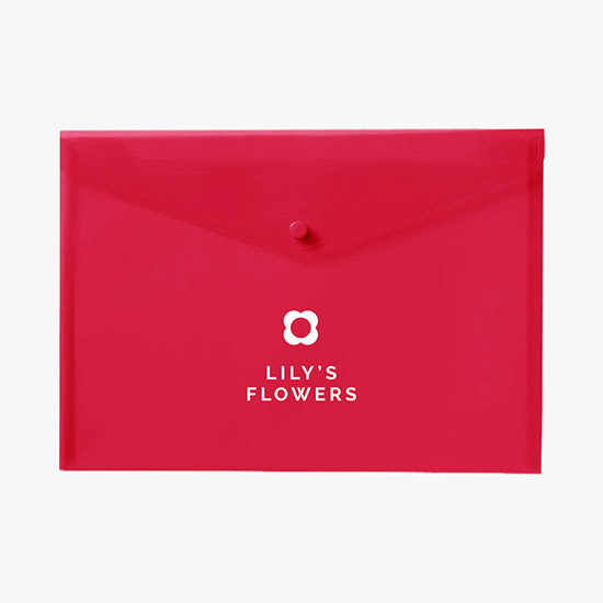 Translucent Snap Portfolio - One-Color Imprint