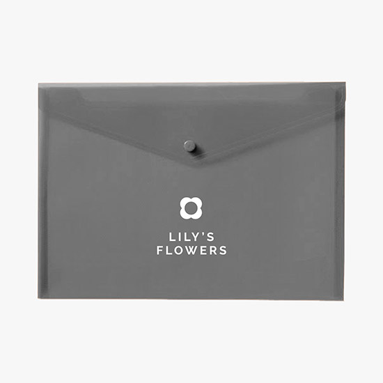 Translucent Snap Portfolio - One-Color Imprint