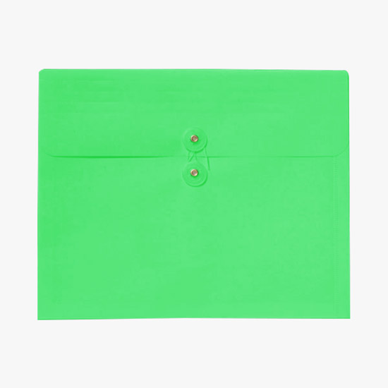Gusseted Translucent Portfolio - Blank
