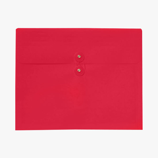 Gusseted Translucent Portfolio - Blank