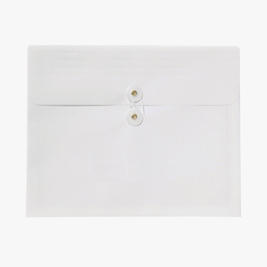 Gusseted Translucent Portfolio - Blank