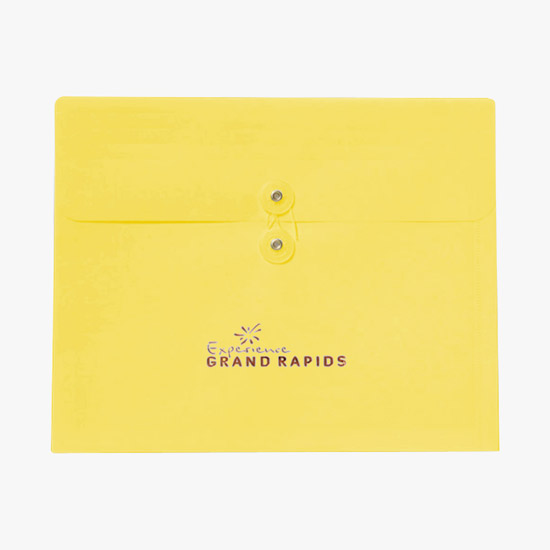Gusseted Translucent Portfolio - One-Color Imprint
