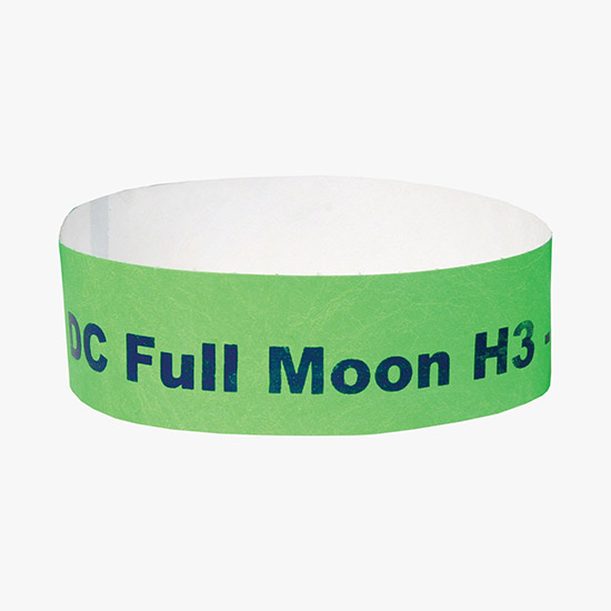Tyvek® Tear Stub Wristband