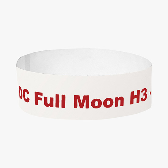 Tyvek® Tear Stub Wristband