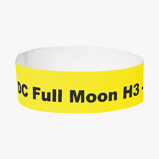 Tyvek® Tear Stub Wristband