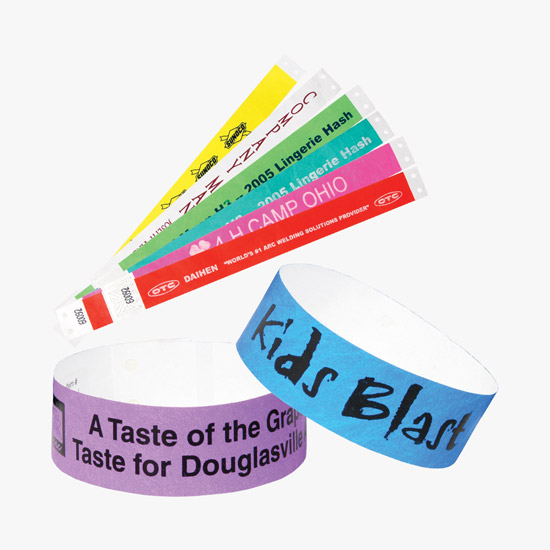 Tyvek® Tear Stub Wristband