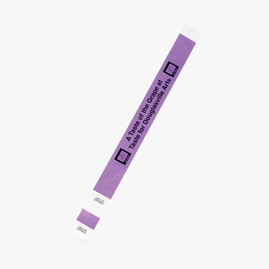 Tyvek® Tear Stub Wristband