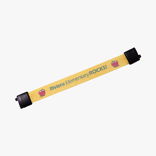 3/4 Dye Sublimated Recycled Wristband