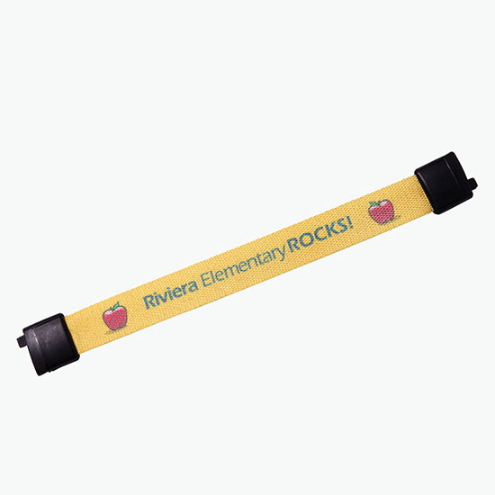 3/4 Dye Sublimated Recycled Wristband