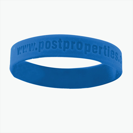 Silicone Awareness Bracelet - 1/2 Wide - Youth Size - Debossed