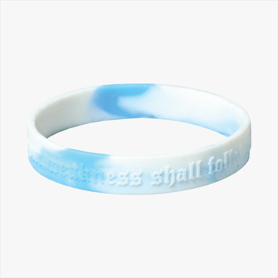 Silicone Awareness Bracelet - 1/2 Wide - Youth Size - Embossed