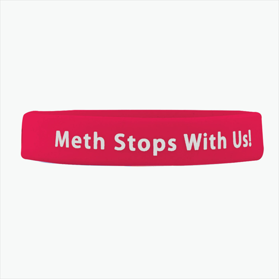 Silicone Awareness Bracelet - 1/2 Wide - Youth Size - Printed