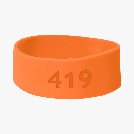 Silicone Awareness Thumb Ring - 1/2 Wide - Youth Size - Debossed