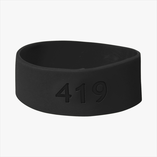Silicone Awareness Bracelet - 1 Wide - Youth Size - Debossed