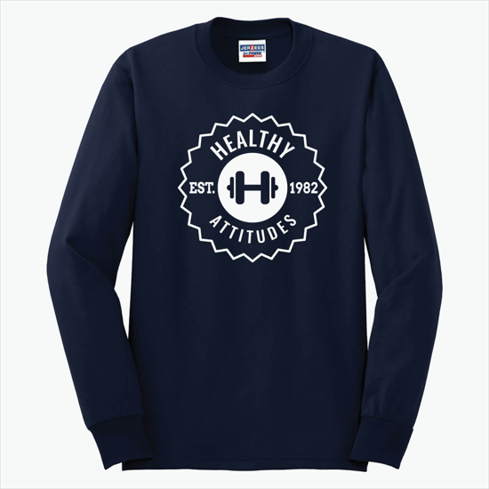 Jerzees® 50/50 Cotton/Poly Long Sleeve T-Shirt - Colors