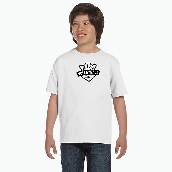 Gildan® Youth DryBlend 50/50 Short Sleeve Tagless T-Shirt - White