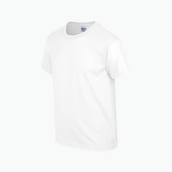 Gildan® Youth DryBlend 50/50 Short Sleeve Tagless T-Shirt - White