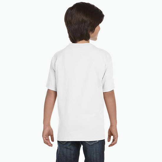 Gildan® Youth DryBlend 50/50 Short Sleeve Tagless T-Shirt - White