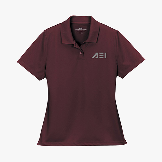 Vansport Omega Solid Mesh Tech Polo - Women's