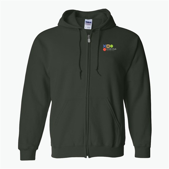 Gildan® Full-Zip Hoodie - Men's - Colors