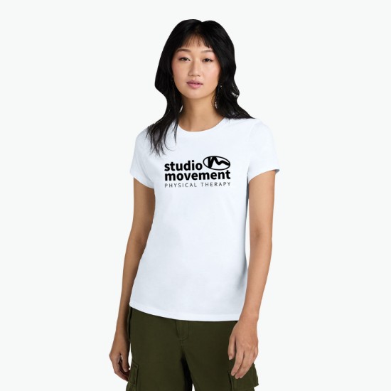 District Made Perfect Weight Crew Tee - Women's - White