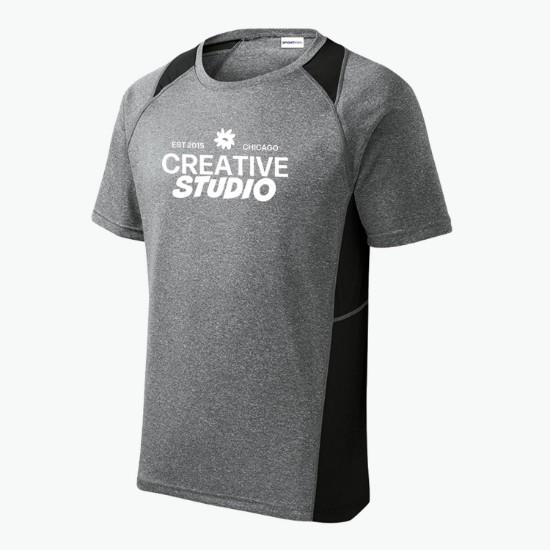 Sport Tek® Heather Colorblock Contender T-Shirt