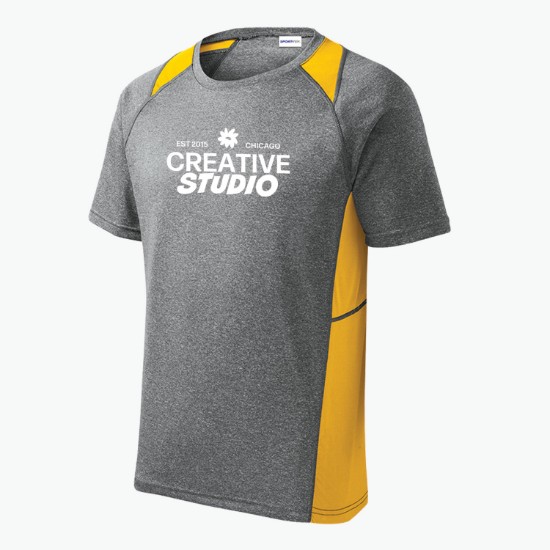 Sport Tek® Heather Colorblock Contender T-Shirt