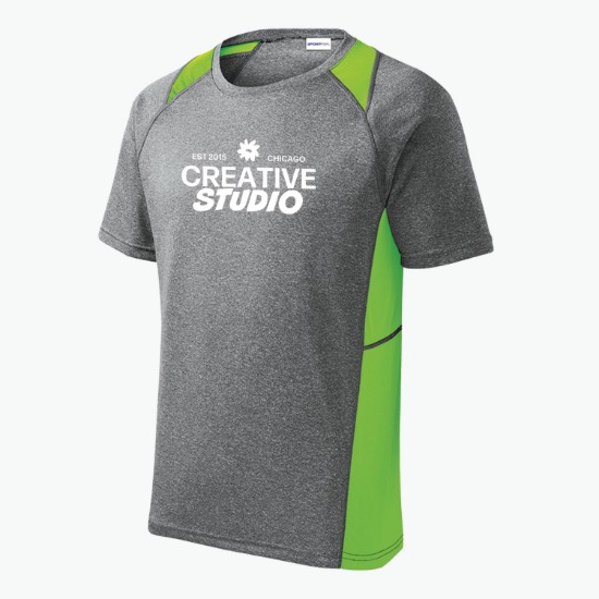 Sport Tek® Heather Colorblock Contender T-Shirt