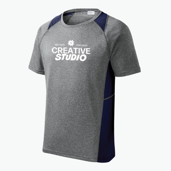 Sport Tek® Heather Colorblock Contender T-Shirt