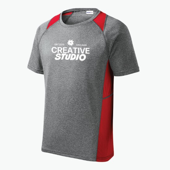 Sport Tek® Heather Colorblock Contender T-Shirt