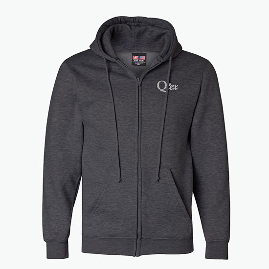 Bayside USA Made Full Zip Hoodie - Embroidered