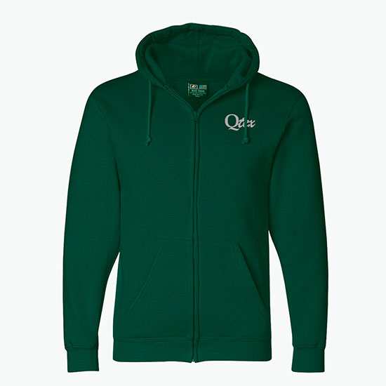 Bayside USA Made Full Zip Hoodie - Embroidered