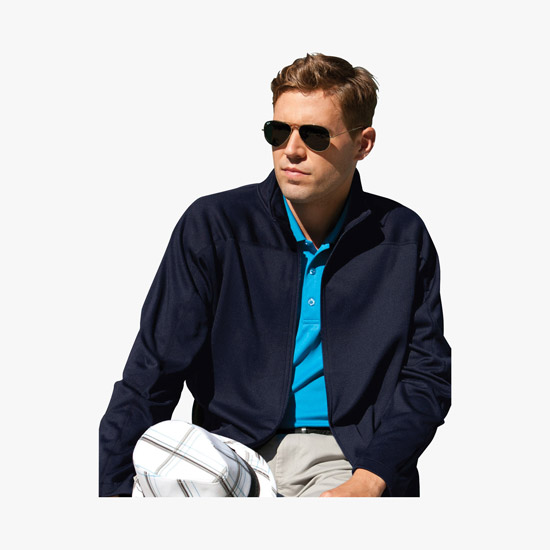 Brushed Back Micro-Fleece Full-Zip Jacket - Men's