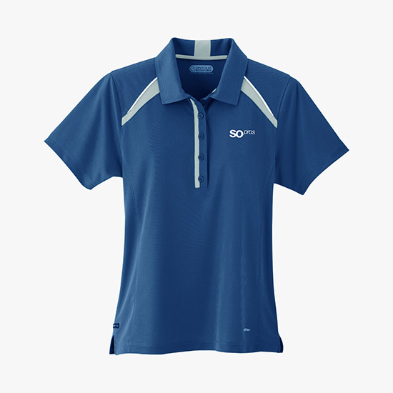 Quinn Color Block Polo - Women's - Embroidered - Clearance