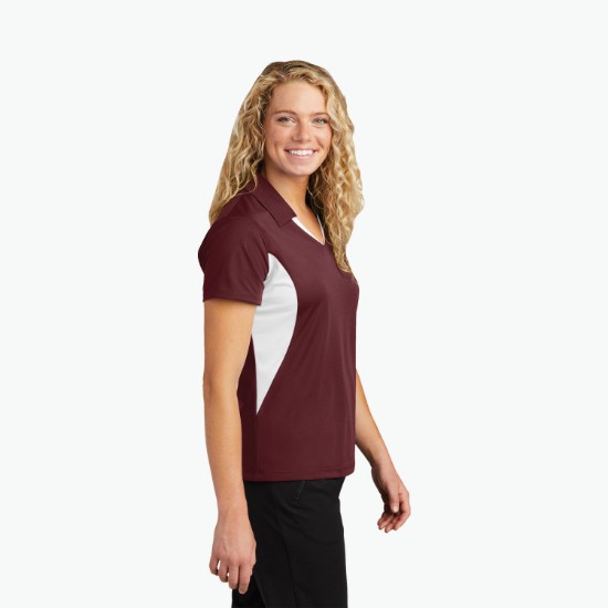 Sport-Tek® Side Blocked Micropique Sport-Wick Polo - Women's