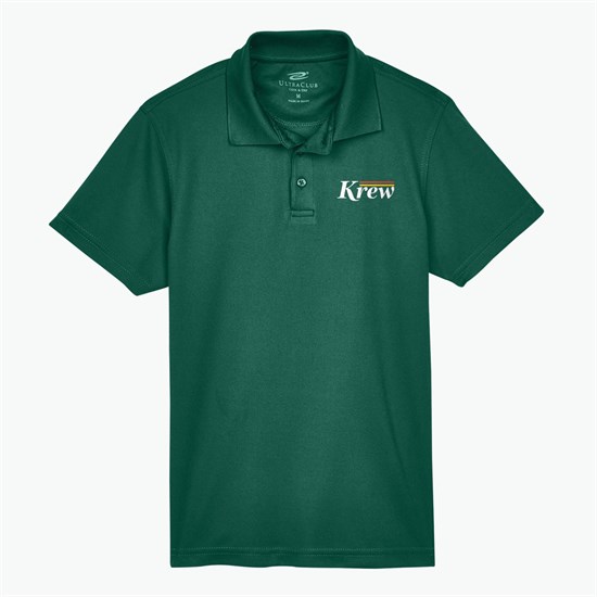 Ultra Club Cool-n-Dry Mesh Pique Polo - Youth