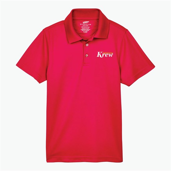 Ultra Club Cool-n-Dry Mesh Pique Polo - Youth