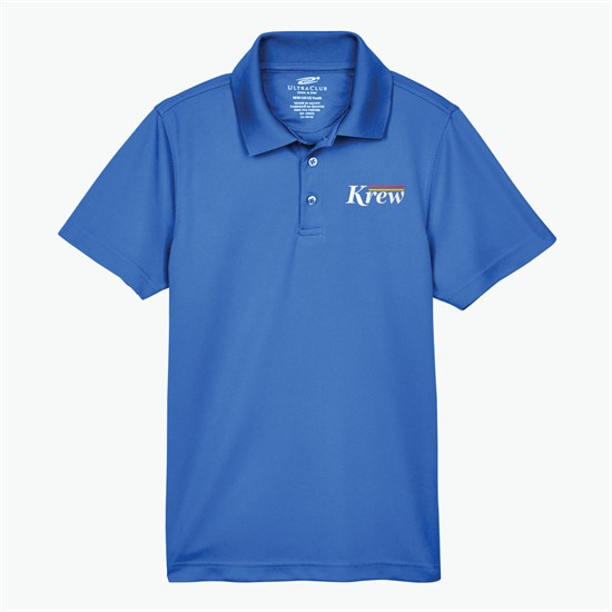 Ultra Club Cool-n-Dry Mesh Pique Polo - Youth