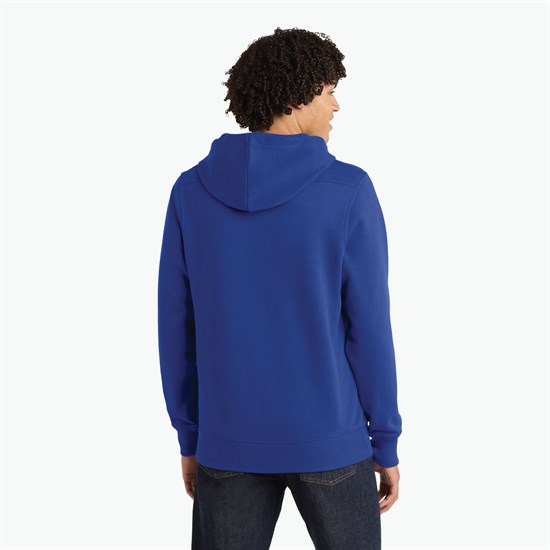 Lace Up Hooded Pullover Sweatshirt