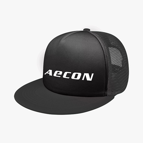 Flat Bill Trucker Cap