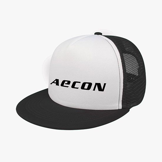 Flat Bill Trucker Cap