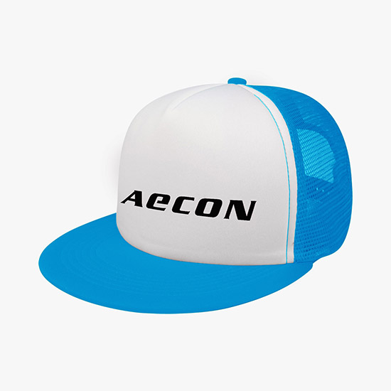 Flat Bill Trucker Cap