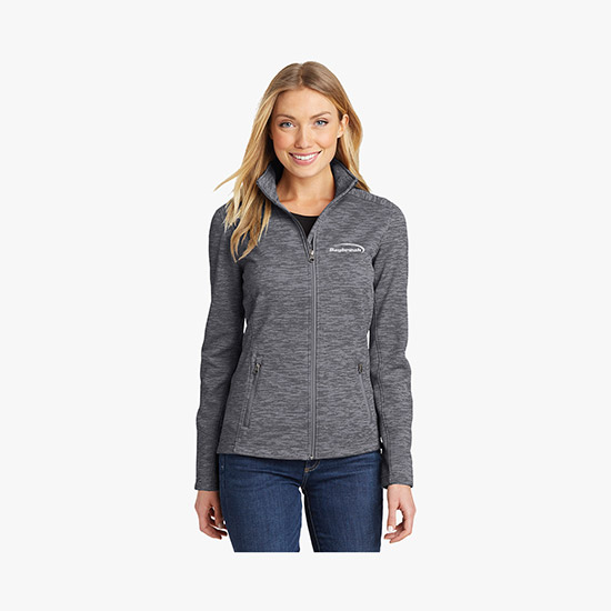 Digi Stripe Fleece Jacket - Women's