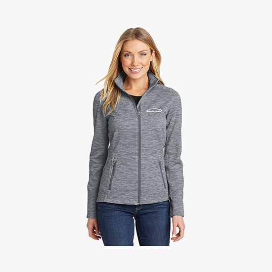 Digi Stripe Fleece Jacket - Women's