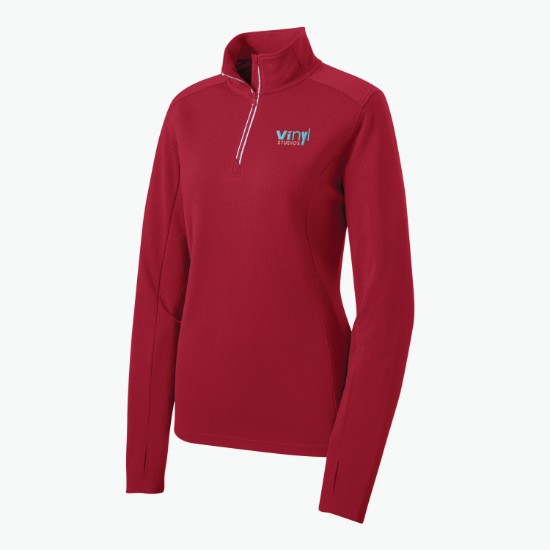Sport Textured 1/4-Zip Pullover - Women's